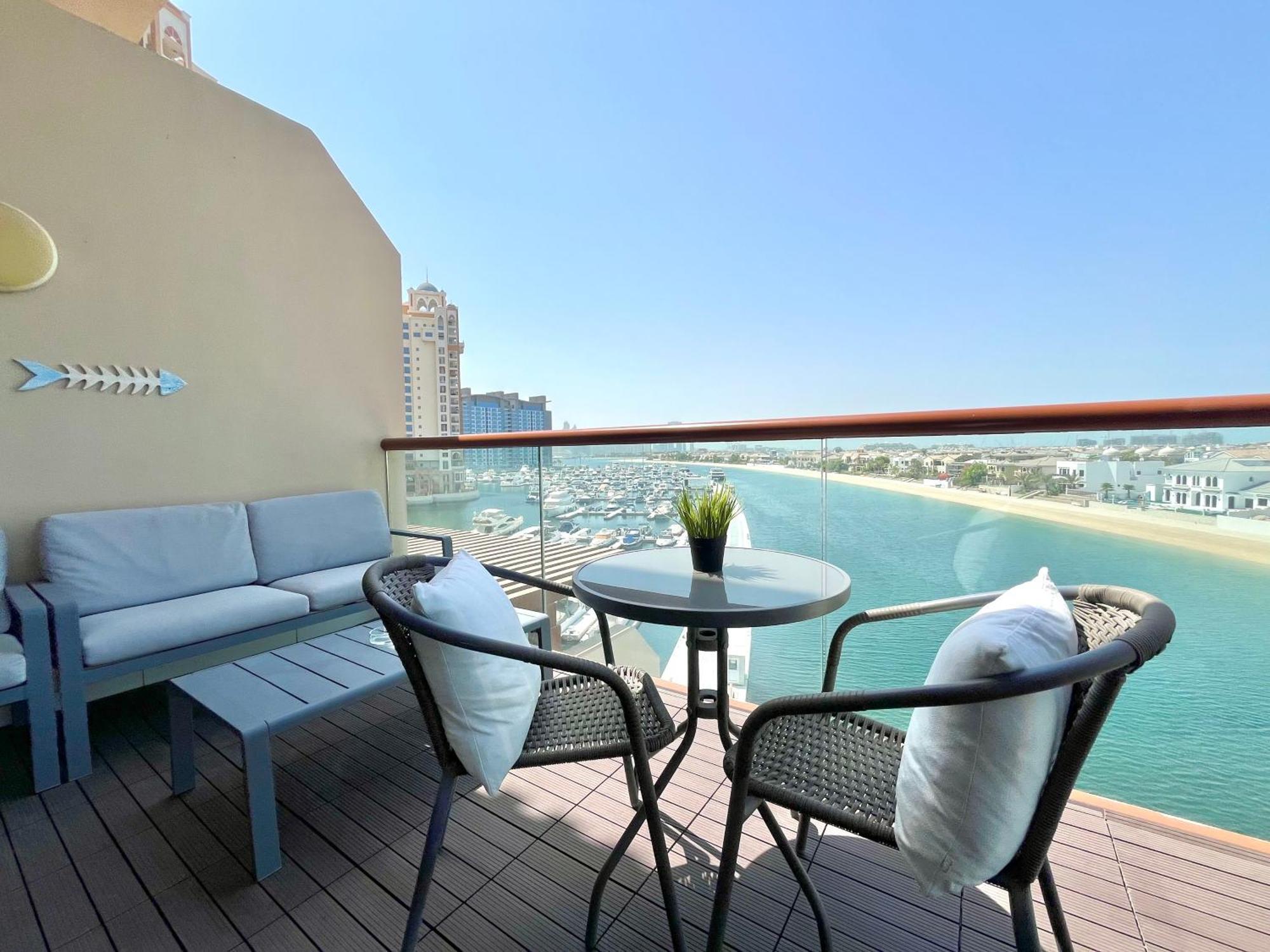 Palm Jumeirah Upgraded & Cozy Boutique Apartment Dubai Eksteriør bilde